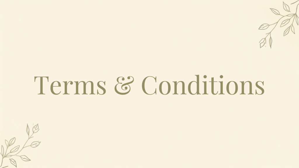 Term & Condition - RootToGlow.com